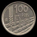 Monnaies de 100 Pesetas