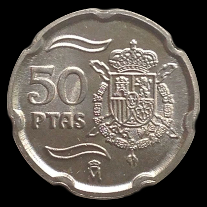 50 pesetasJuan Carlos I