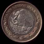10 pesos mexicano anverso