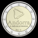 2 Euro Gedenkmünzen Andorra 2017