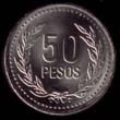50 pesos colombianos reverso