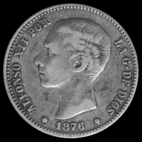 1 pesetaAlfonso XII