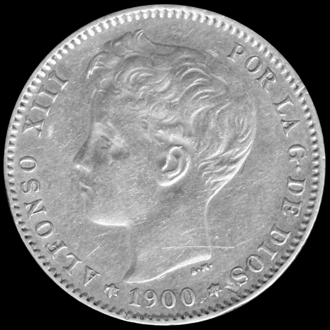 1 pesetaAlfonso XIII