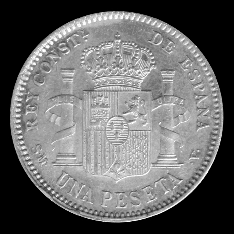 1 peseta Alfonso XIII
