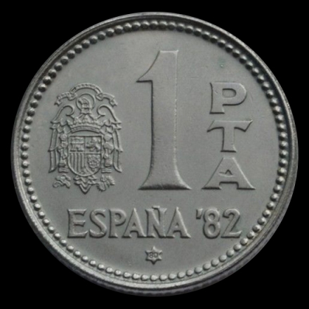 1 peseta Juan Carlos I