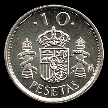 10 pesetasJuan Carlos I