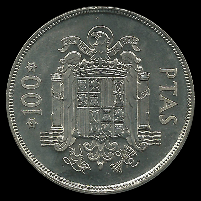 100 pesetasJuan Carlos I