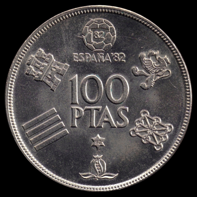 100 pesetasJuan Carlos I