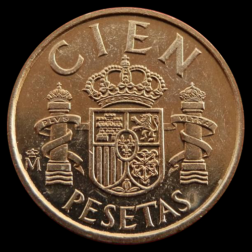 100 pesetasJuan Carlos I