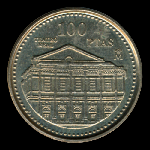 100 pesetasJuan Carlos I
