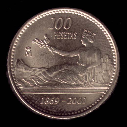 100 pesetasJuan Carlos I