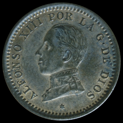 2 cntimosAlfonso XIII