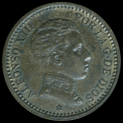 2 céntimos Alfonso XIII