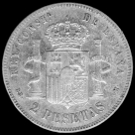 2pesetas Alfonso XII