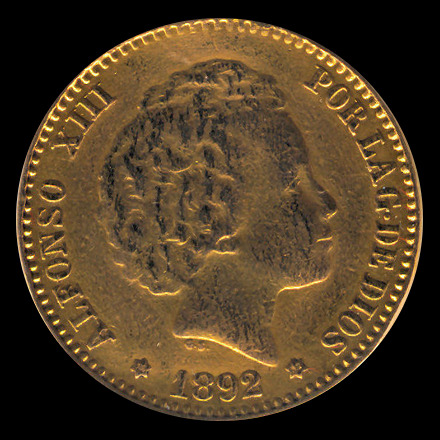20 pesetas Alfonso XIII