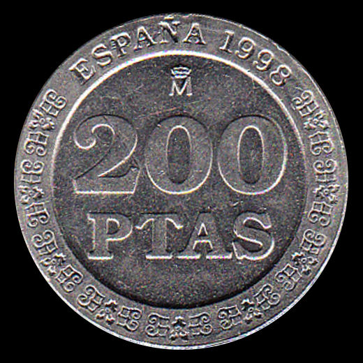 200 pesetasJuan Carlos I