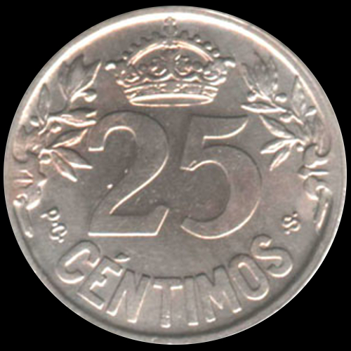 25 cntimosAlfonso XIII