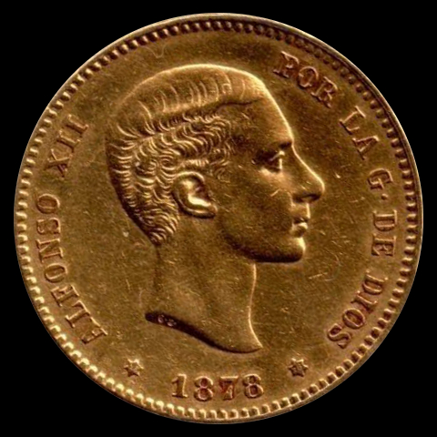 25 pesetas Alfonso XII