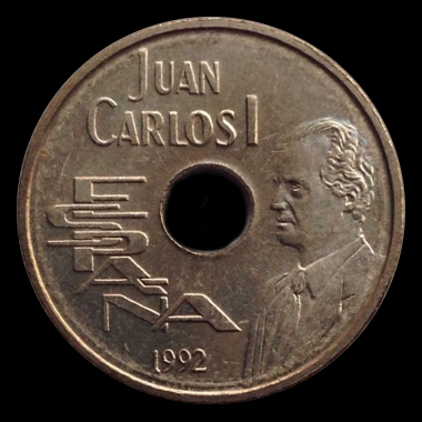 25 pesetas Juan Carlos I