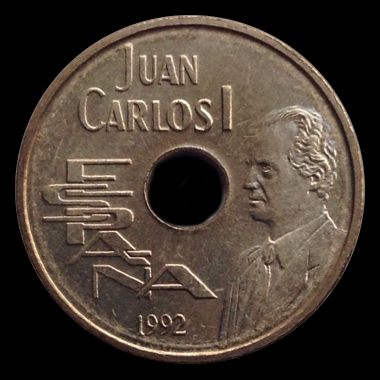 25 pesetasJuan Carlos I