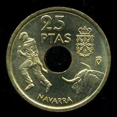 25 pesetasJuan Carlos I