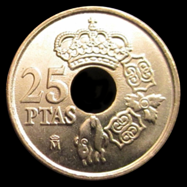 25 pesetasJuan Carlos I