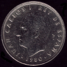 Münzen von 5 Pesetas