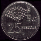 Monnaies de 25 Pesetas