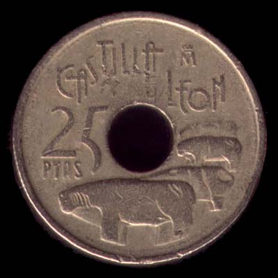 25 pesetasJuan Carlos I