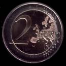 faccia comune della nuova moneta da 2 euro
