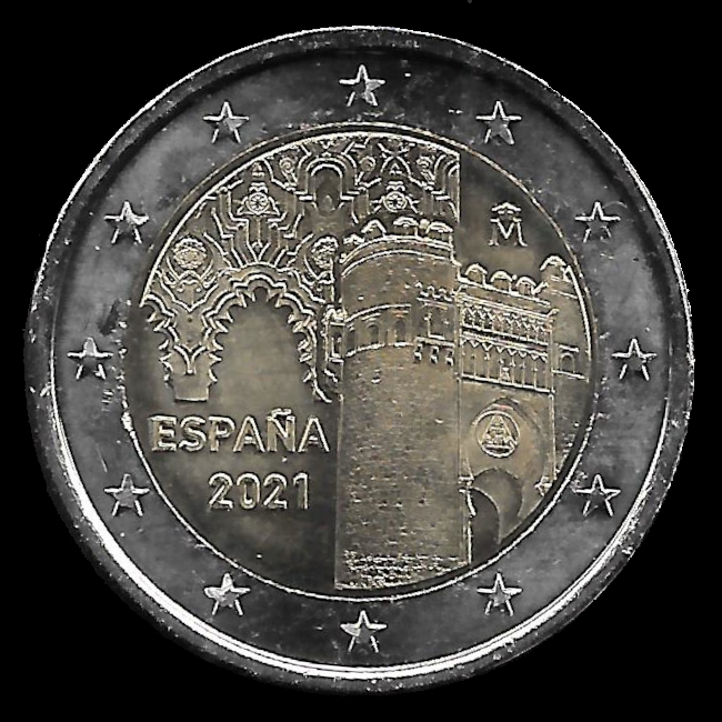 2 Euro Gedenkmünze von Spanien 2021