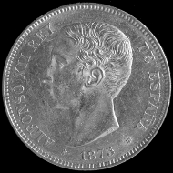 5 pesetas Alfonso XII