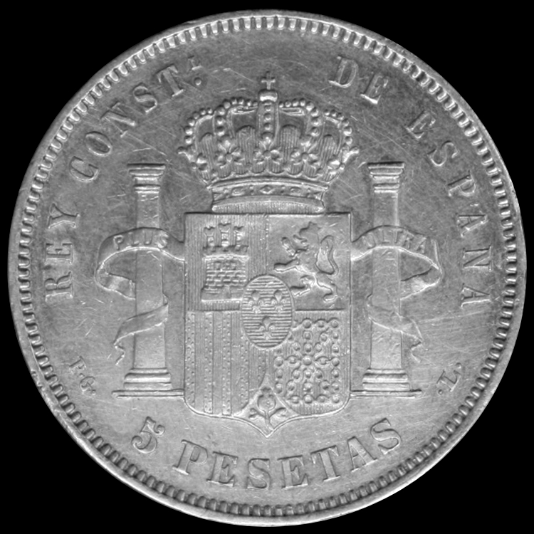 5 pesetas Alfonso XIII