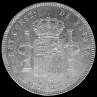 5 pesetas Alfonso XIII