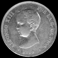 5 pesetas Alfonso XIII