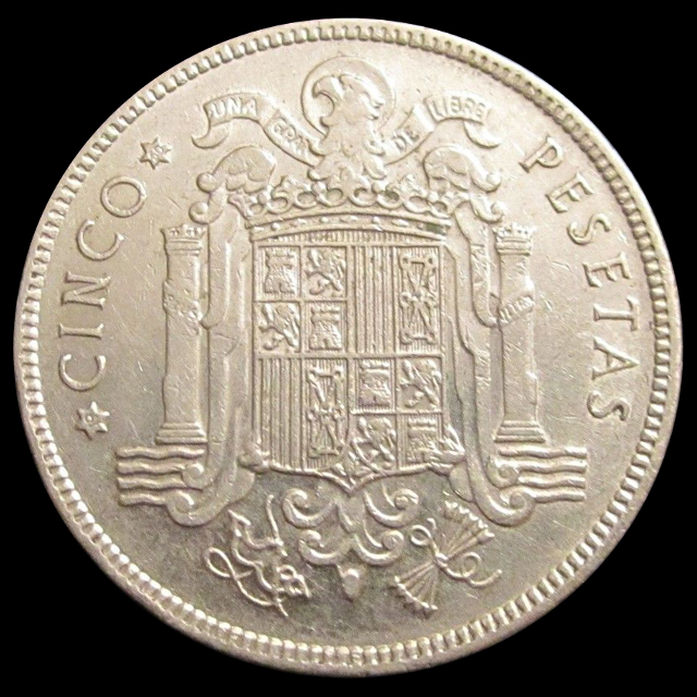 5 pesetas Estado Español
