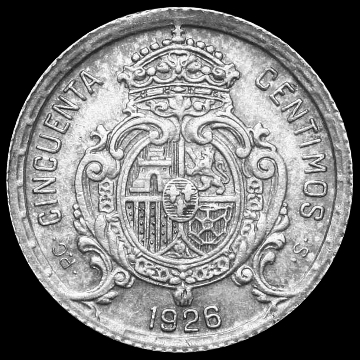 50 cntimosAlfonso XIII