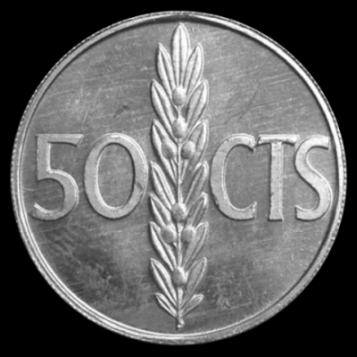 50 cntimosJuan Carlos I