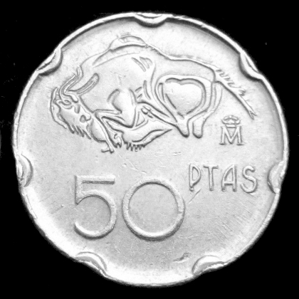 50 pesetas Juan Carlos I