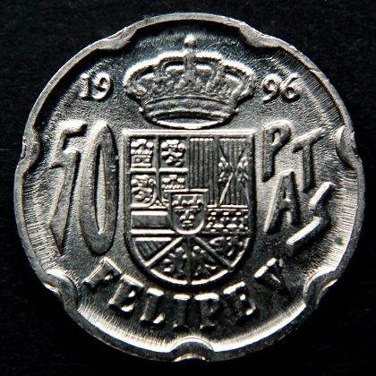 50 pesetasJuan Carlos I