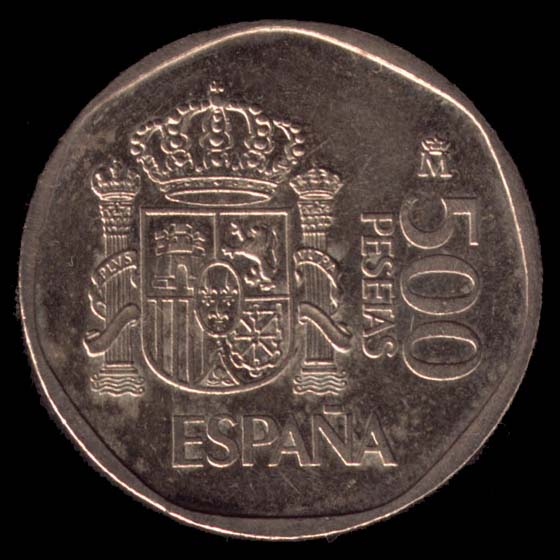 500 pesetasJuan Carlos I