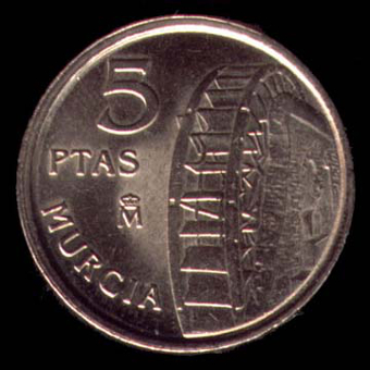 5 pesetas Juan Carlos I