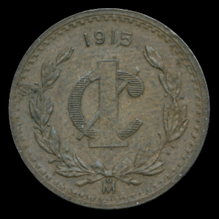 1 centavo de peso mexicano