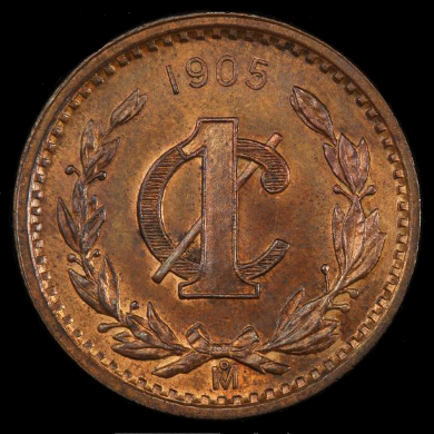1 centavo de peso mexicano