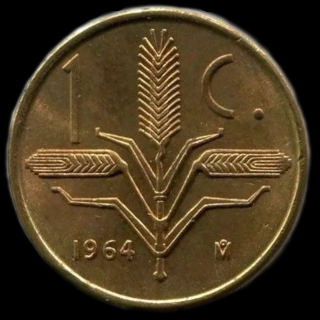 1 centavo de peso mexicano