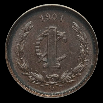 1 centavo de peso mexicano