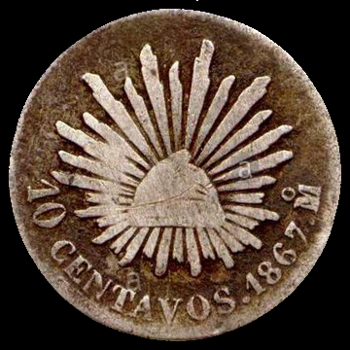 10 Centavos de peso mexicano
