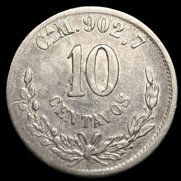 10 Centavos de peso mexicano