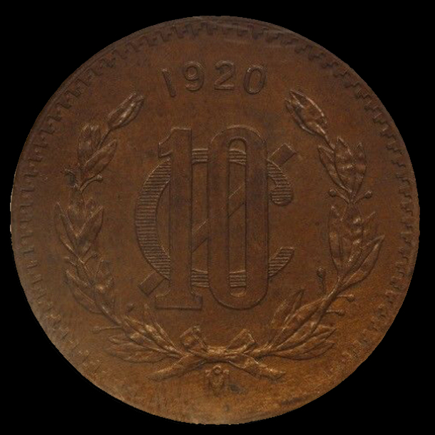 10 Centavos de peso mexicano