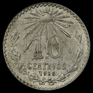 10 Centavos de peso mexicano